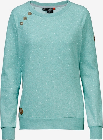 Ragwear Sweatshirt 'Daria' in Green: front