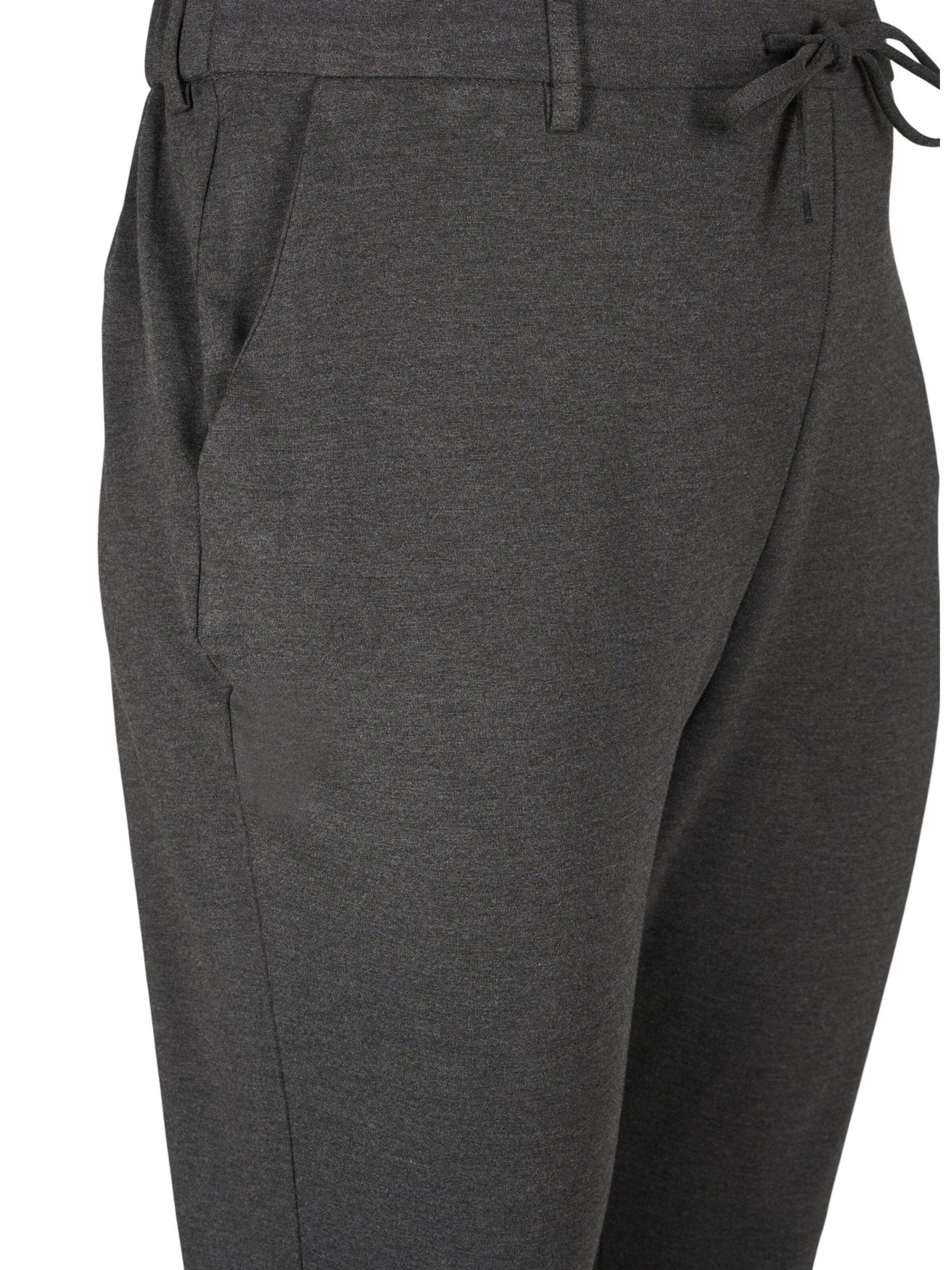 Zizzi Tapered Bukser 'MADDISON' i grå