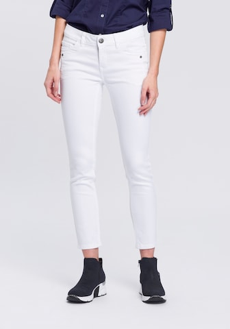 ARIZONA Skinny Jeans in White: front