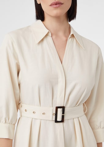 Robe-chemise COMMA en beige