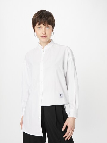 ARMANI EXCHANGE Блуза 'CAMICIA' в бяло: отпред