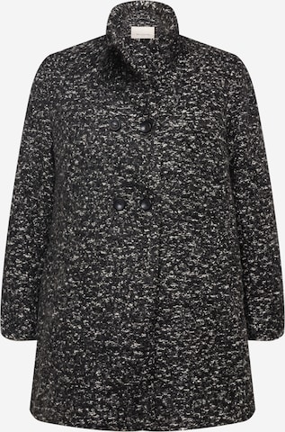 ONLY Carmakoma Between-seasons coat 'Sophia' in Black: front