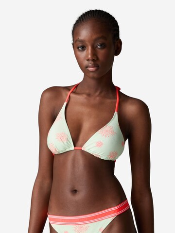 Bogner Fire + Ice Triangle Bikini Top 'Gaby' in Green: front