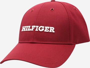 TOMMY HILFIGER Cap in Red: front