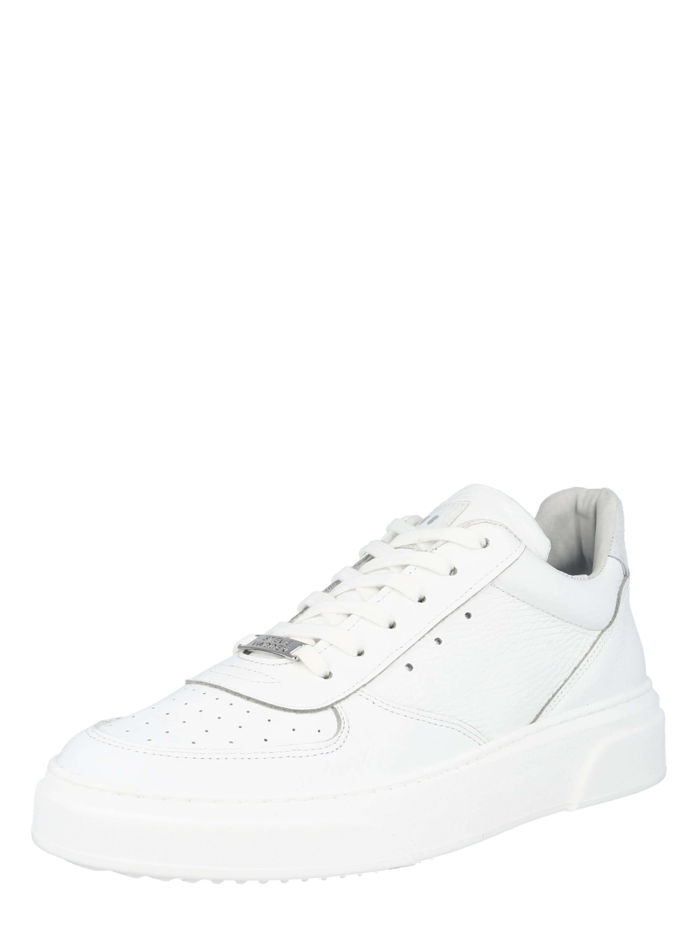 Baskets basses 'BRENT' STEVE MADDEN en blanc : devant