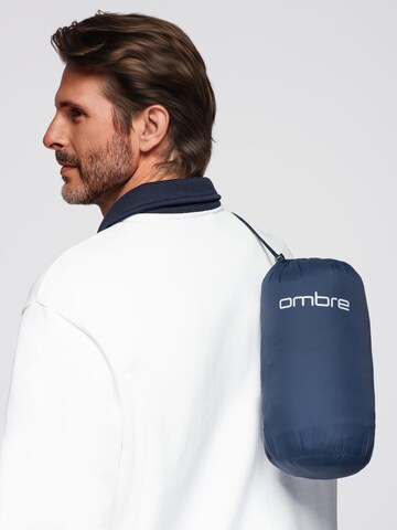 Ombre Winterjas 'OM-JALP-0295' in Blauw