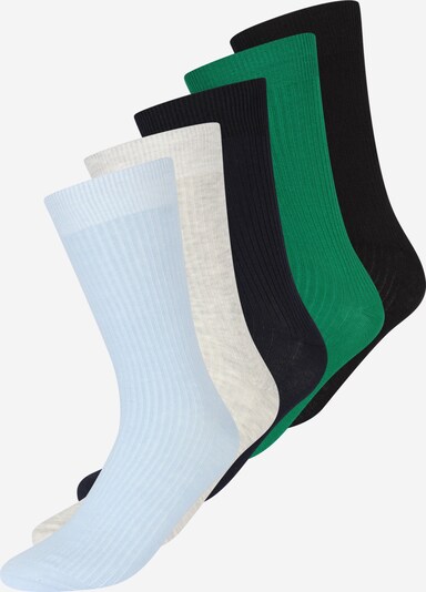 JACK & JONES Socks 'BRINK' in Blue / Green / Light green / Black, Item view