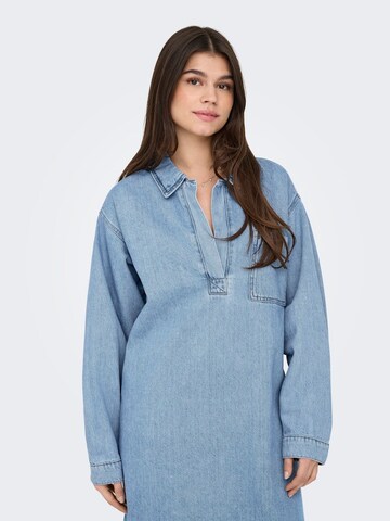 ONLY Shirt dress 'BIRDIE' in Blue