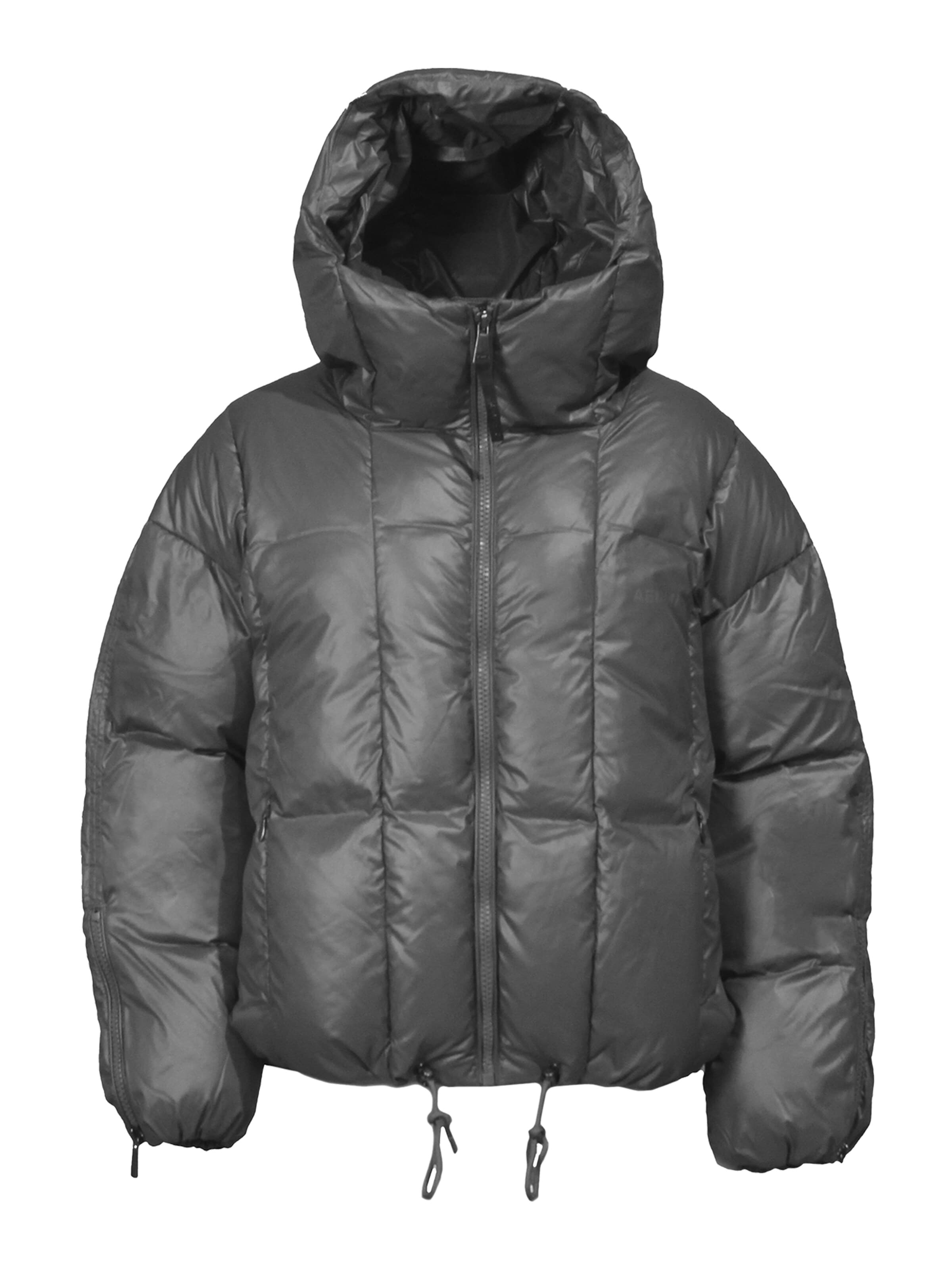 AEMMI Zimní bunda 'OVERSIZED RECYLED DOWN PUFFER JACKET' – šedá: přední strana