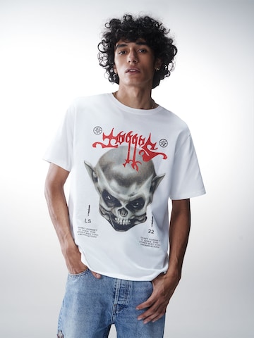 Luka Sabbat for ABOUT YOU - Camiseta 'Sinan' en blanco: frente