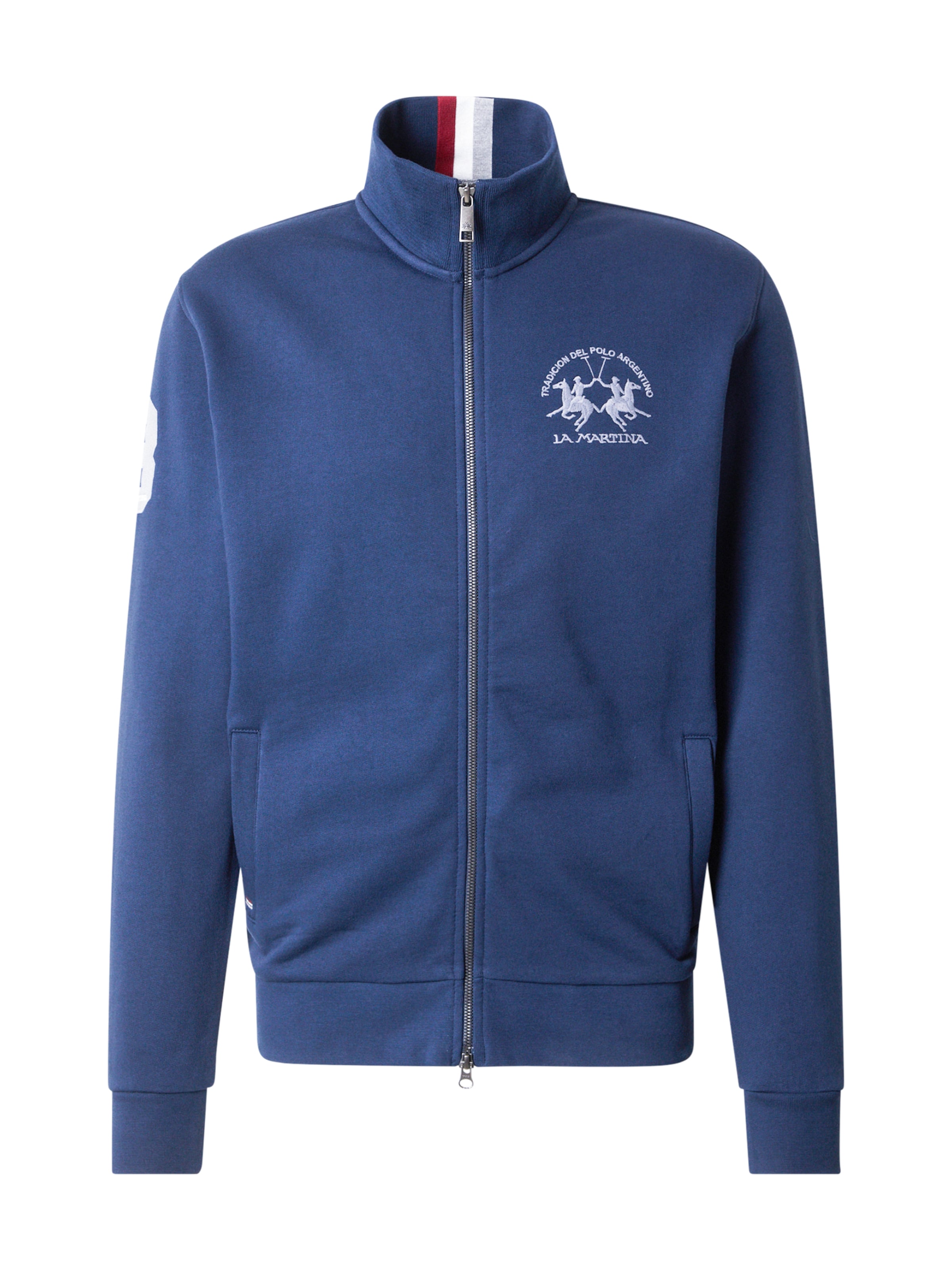 Veste de survêtement La Martina en bleu : devant