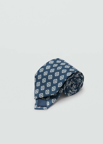 MANGO MAN Tie 'Cuadrado' in Blue