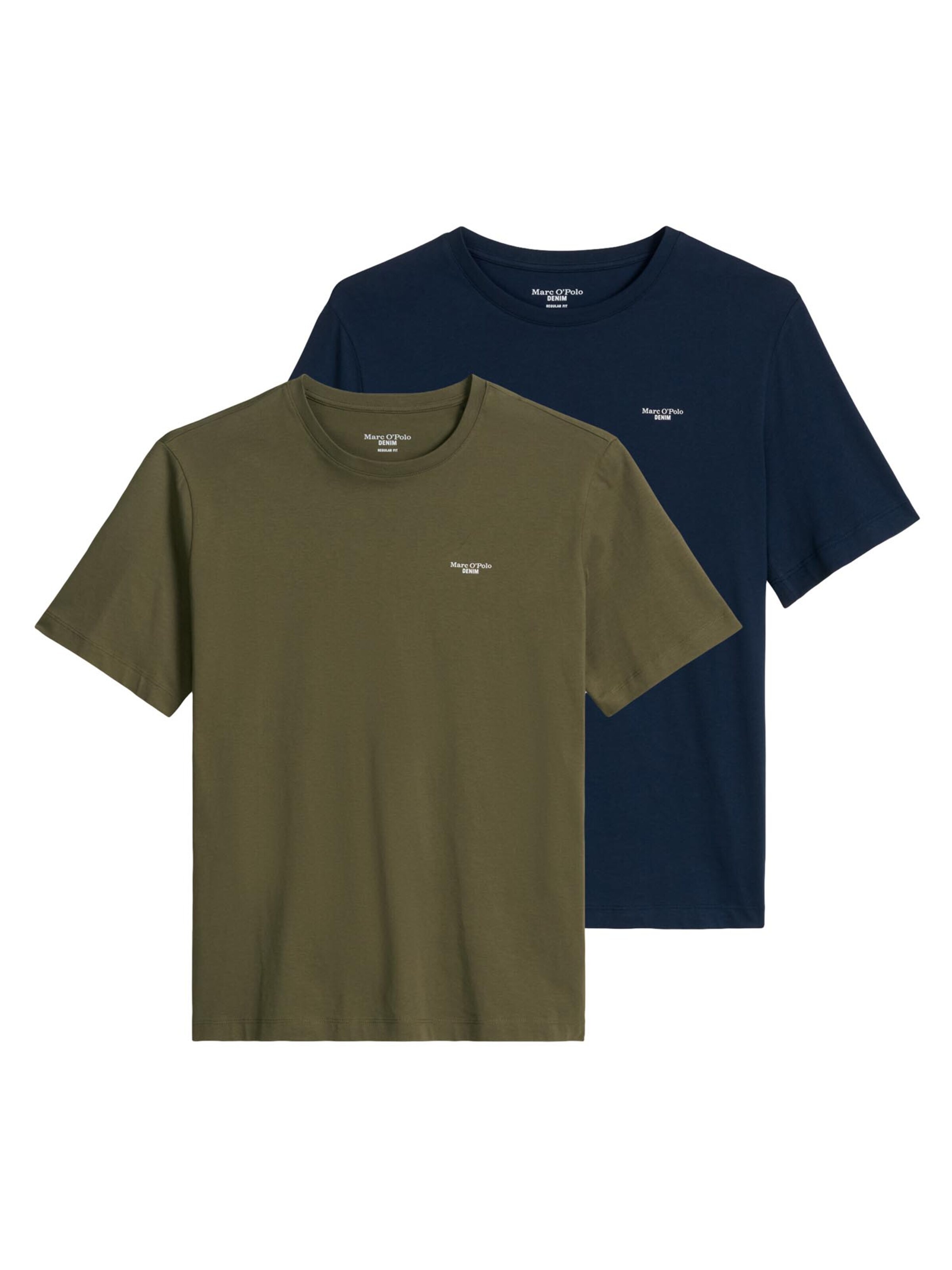 Marc O'Polo DENIM Shirt 'Basic' in Green: front