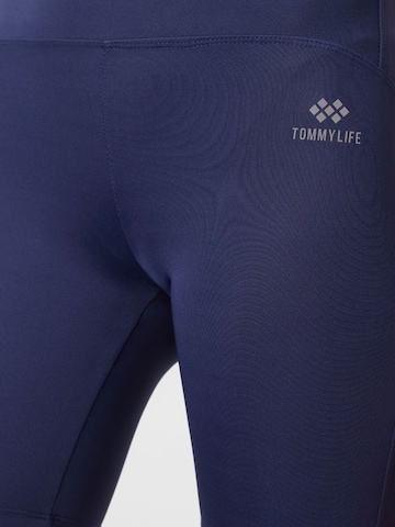 Tommy Life - Tapered Leggings 'Gamaschen' em azul