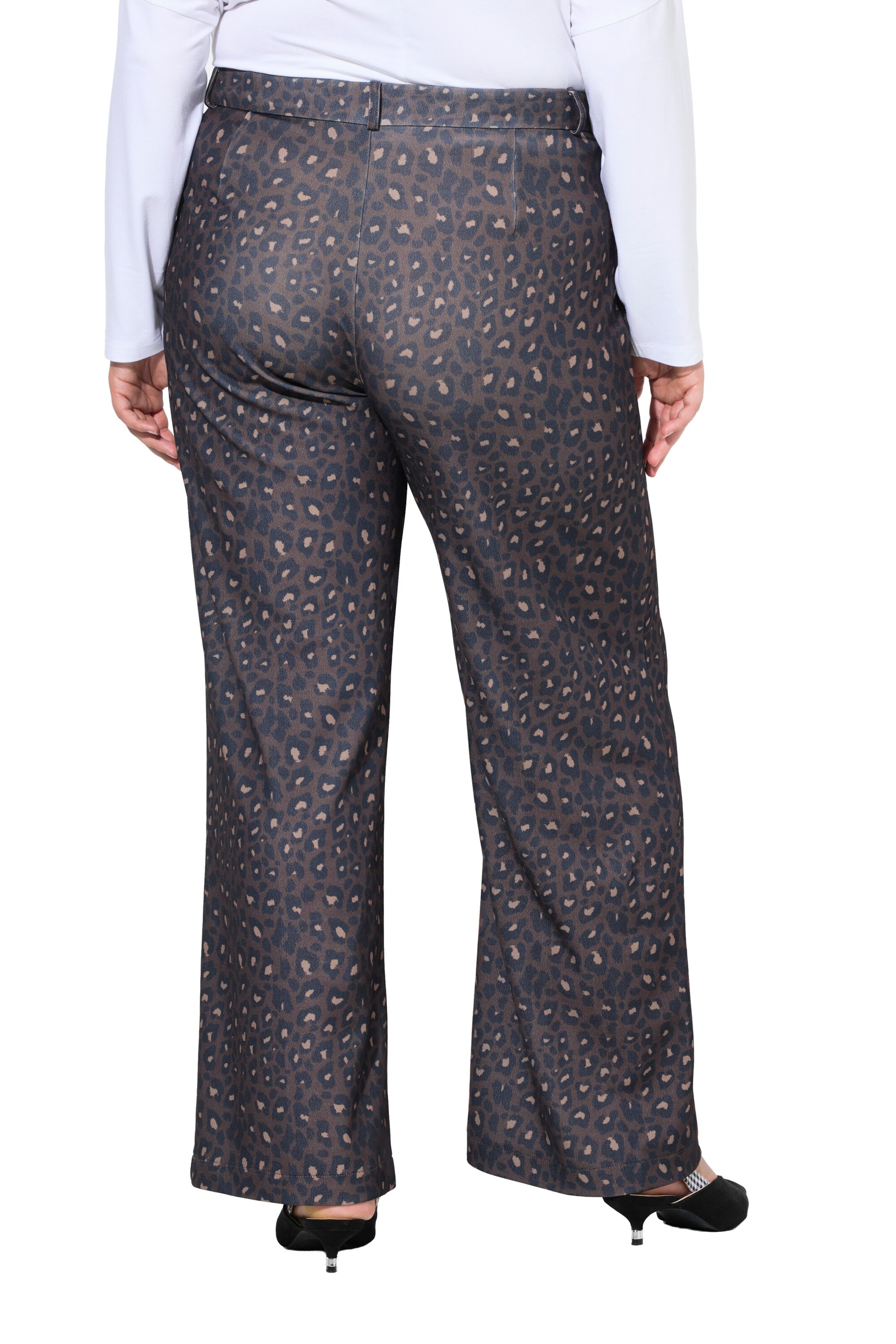 MIAMODA Wide leg Broek in Blauw