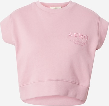 purpurinė AÉROPOSTALE Marškinėliai: priekis