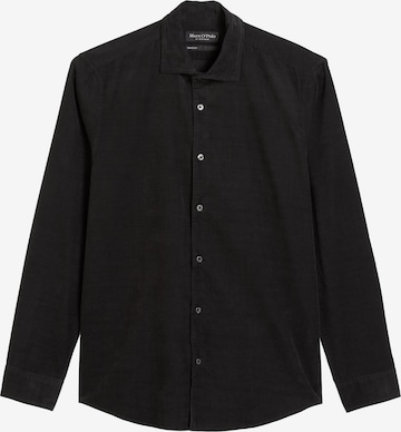 Marc O'Polo Button Up Shirt in Black: front