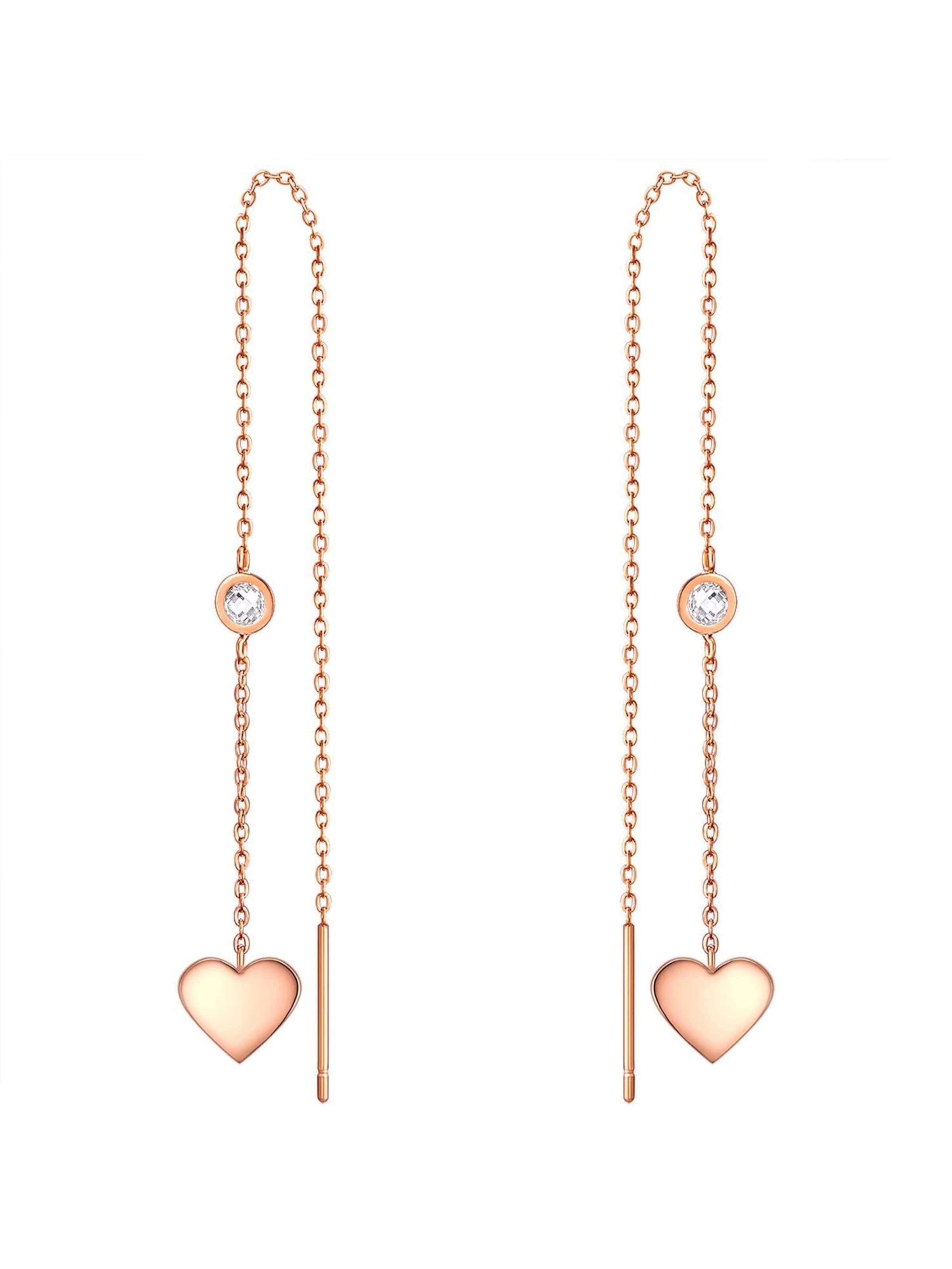 Eastside Earrings in Gold: front