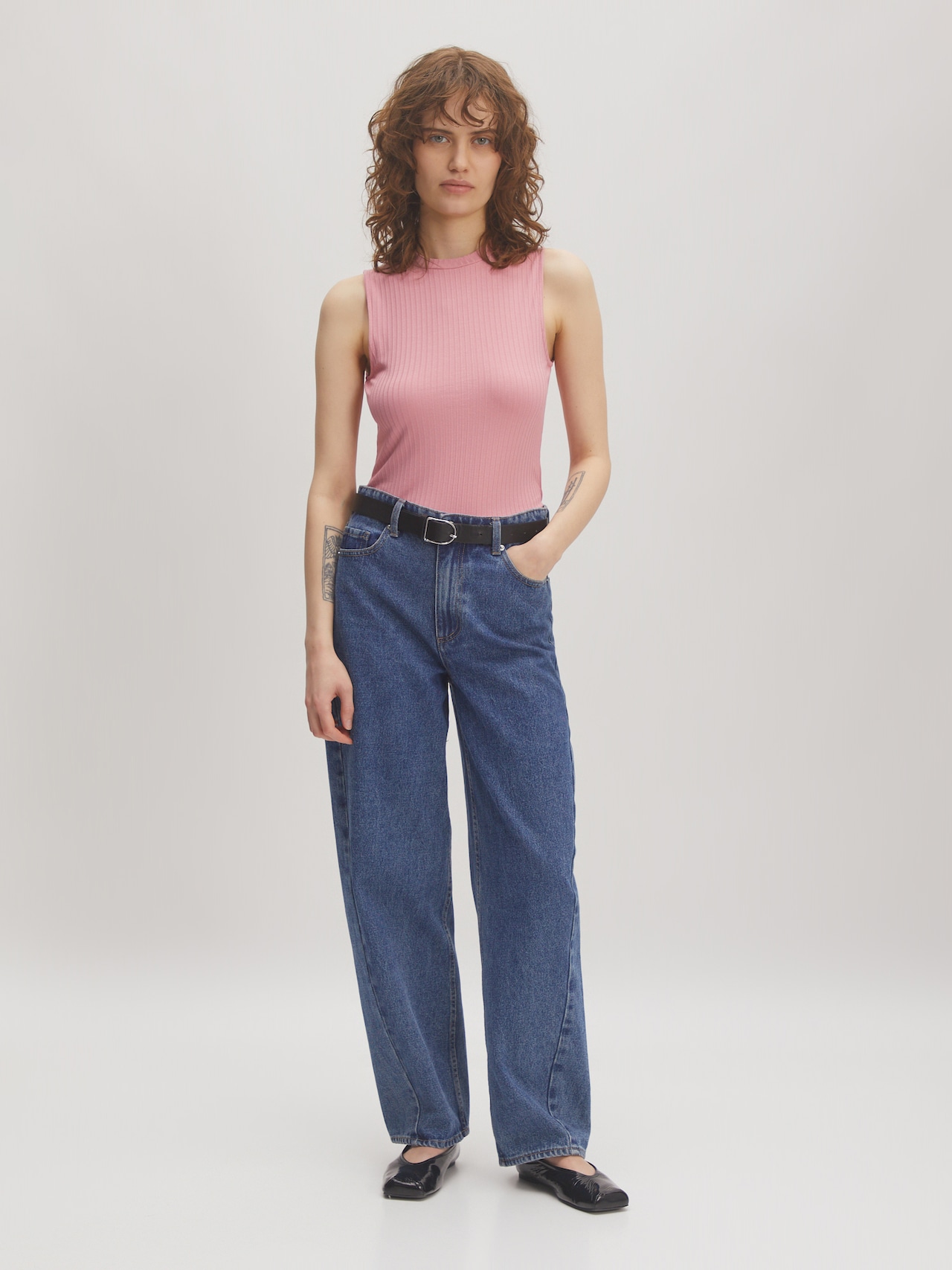 EDITED Top 'Naela' rosa