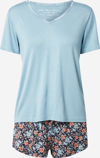 ESOTIQ Shorty 'EWA' en bleu cobalt / bleu clair / mélange de couleurs, Vue avec produit