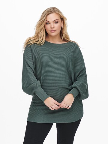 ONLY Carmakoma - Jersey 'Adaline' en verde: frente