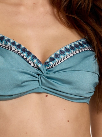 Bustier Bikini OLYMPIA en bleu