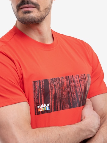 Rukka - Camiseta funcional 'Vaakoja' en rojo