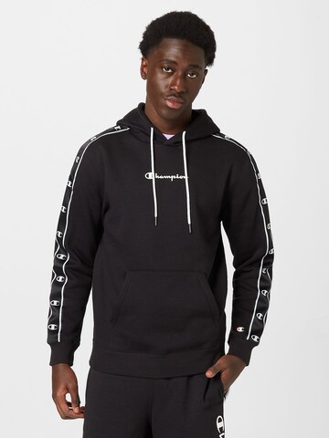 Champion Authentic Athletic Apparel Sweatshirt in Schwarz: predná strana