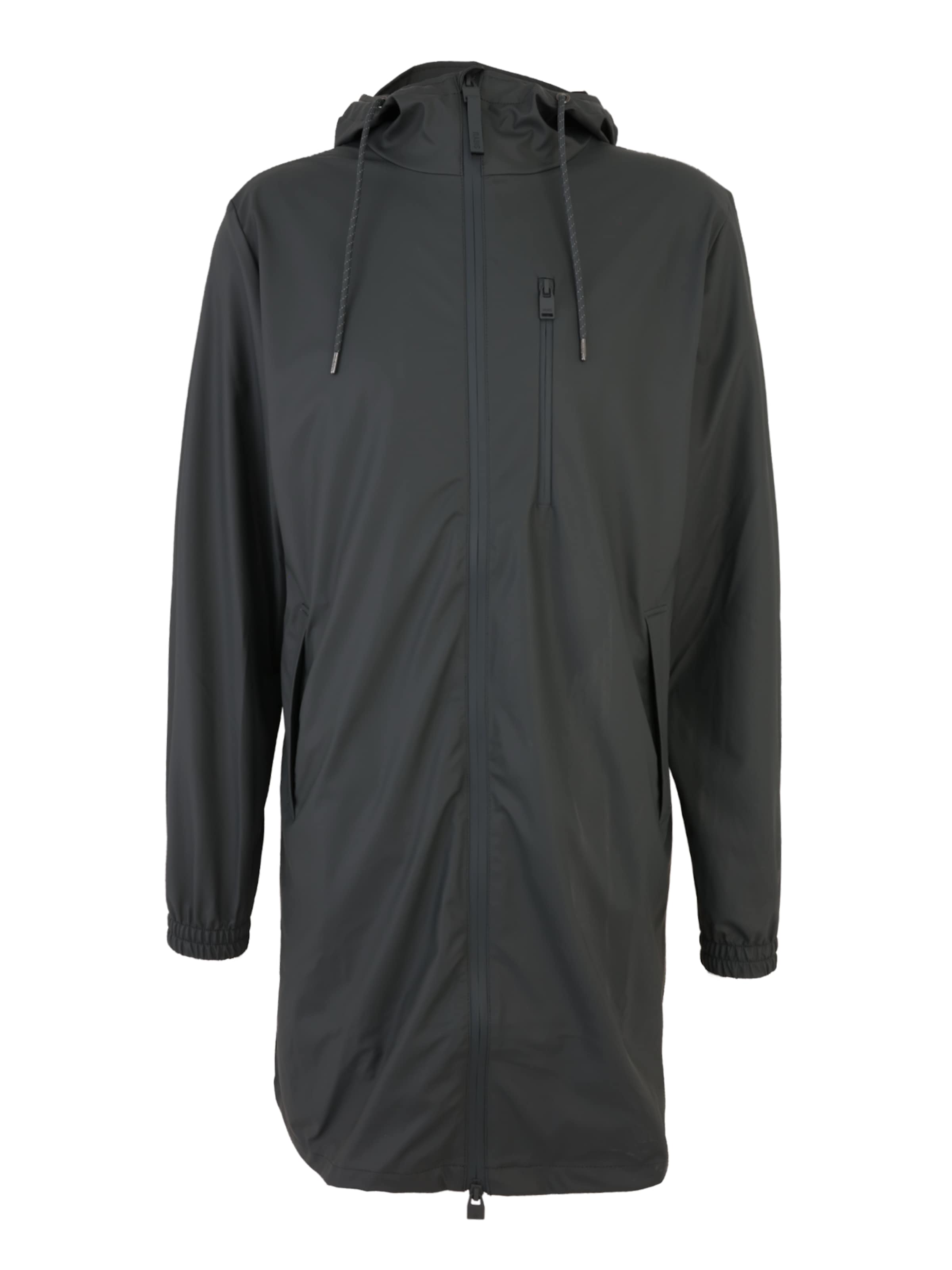 RAINS Funkcionális dzseki 'Long Storm Breaker' - szürke: elől