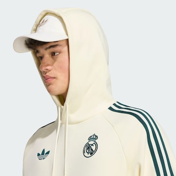 ADIDAS PERFORMANCE Sports sweat jacket 'Real Madrid' in White