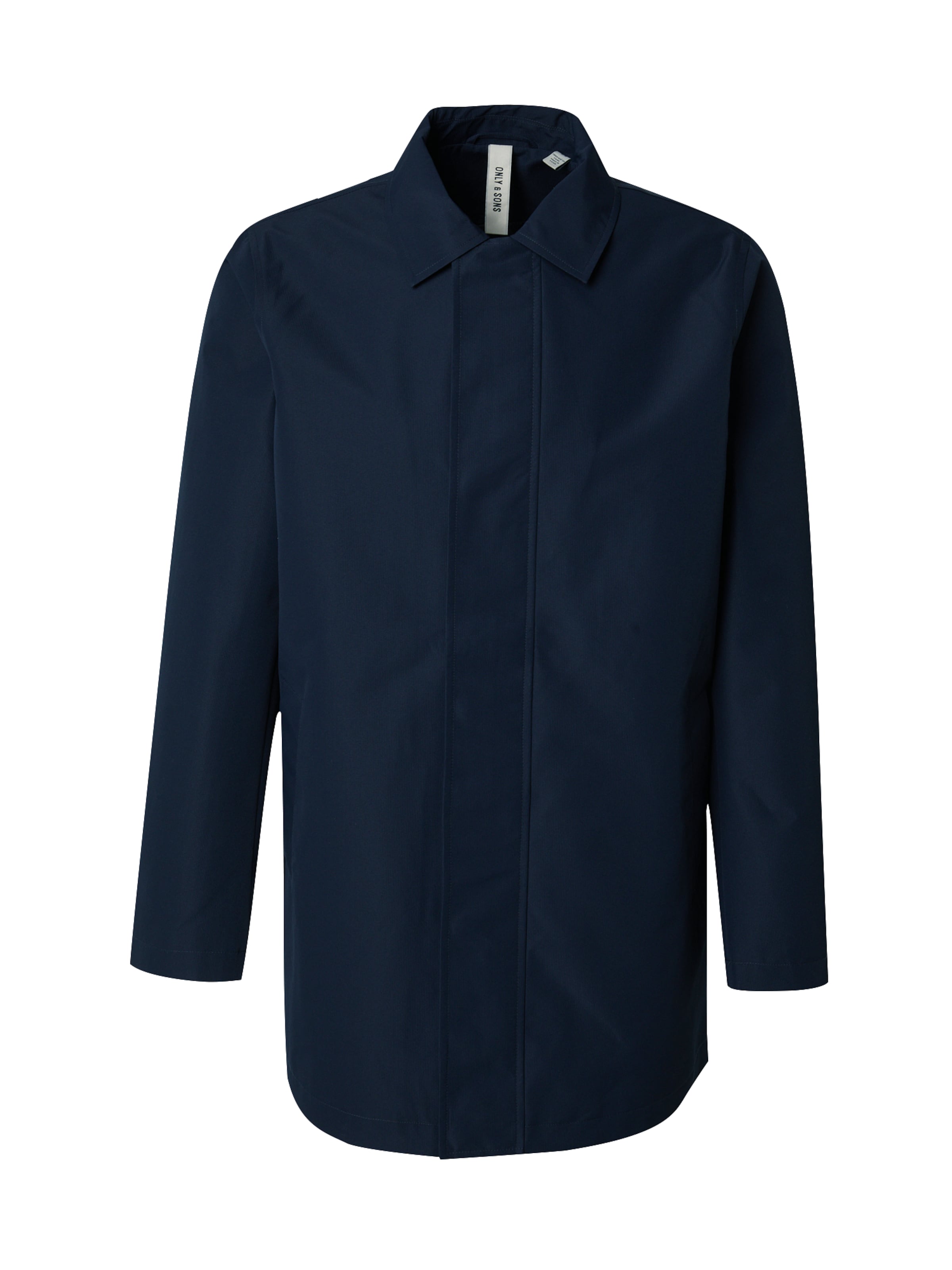 Only &amp; Sons Between-Seasons Coat &#x27;ONSHall&#x27; in Blue: front