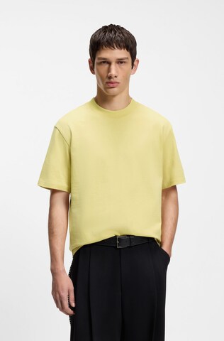 HUGO Shirt 'Dapolino' in Yellow: front