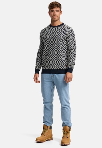 INDICODE JEANS Sweater 'Scott' in Blue