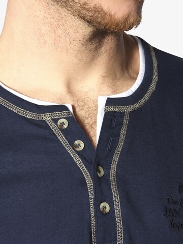 Jan Vanderstorm Shirt 'Haftor' in Blue