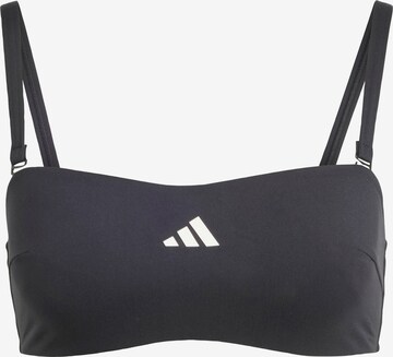 Bustier Hauts de bikini 'Iconisea' ADIDAS SPORTSWEAR en noir : devant
