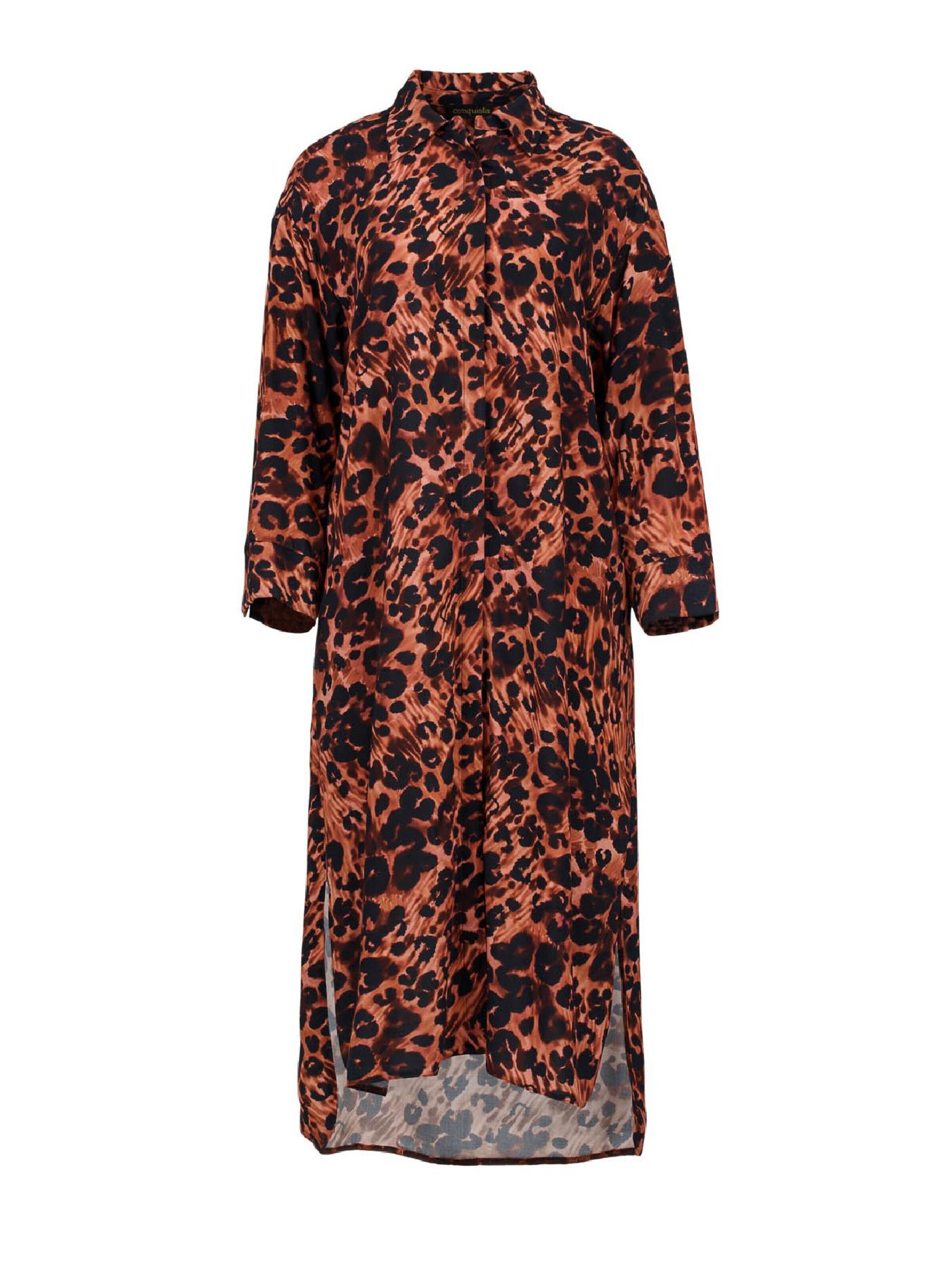conquista Kleid‌‌‌ in Braun: Vorderseite