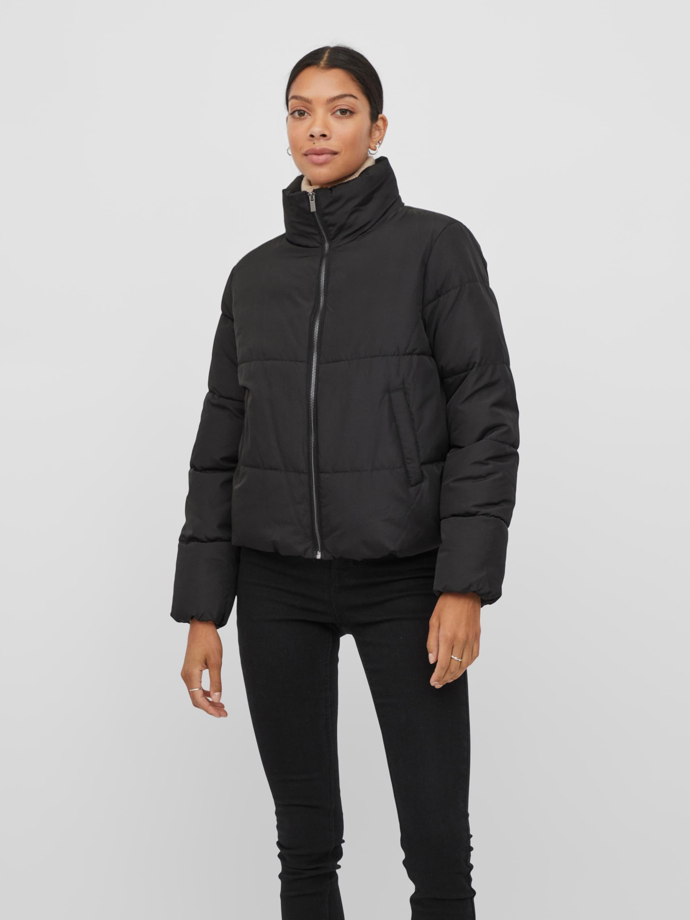 VILA Chaqueta de entretiempo Tate en Negro ABOUT YOU