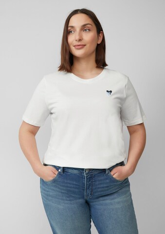 T-shirt s.Oliver en beige : devant