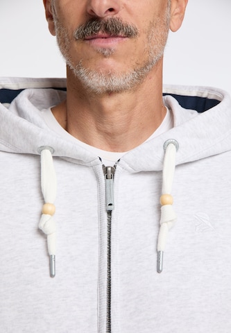 Schmuddelwedda Zip-Up Hoodie in White