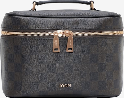 JOOP! Kozmetička torbica 'Flora' u tamno smeđa / zlatna / crna, Pregled proizvoda