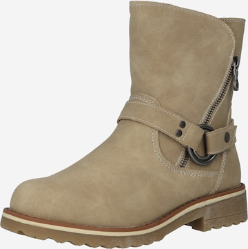 Bottines H.I.S en beige : devant