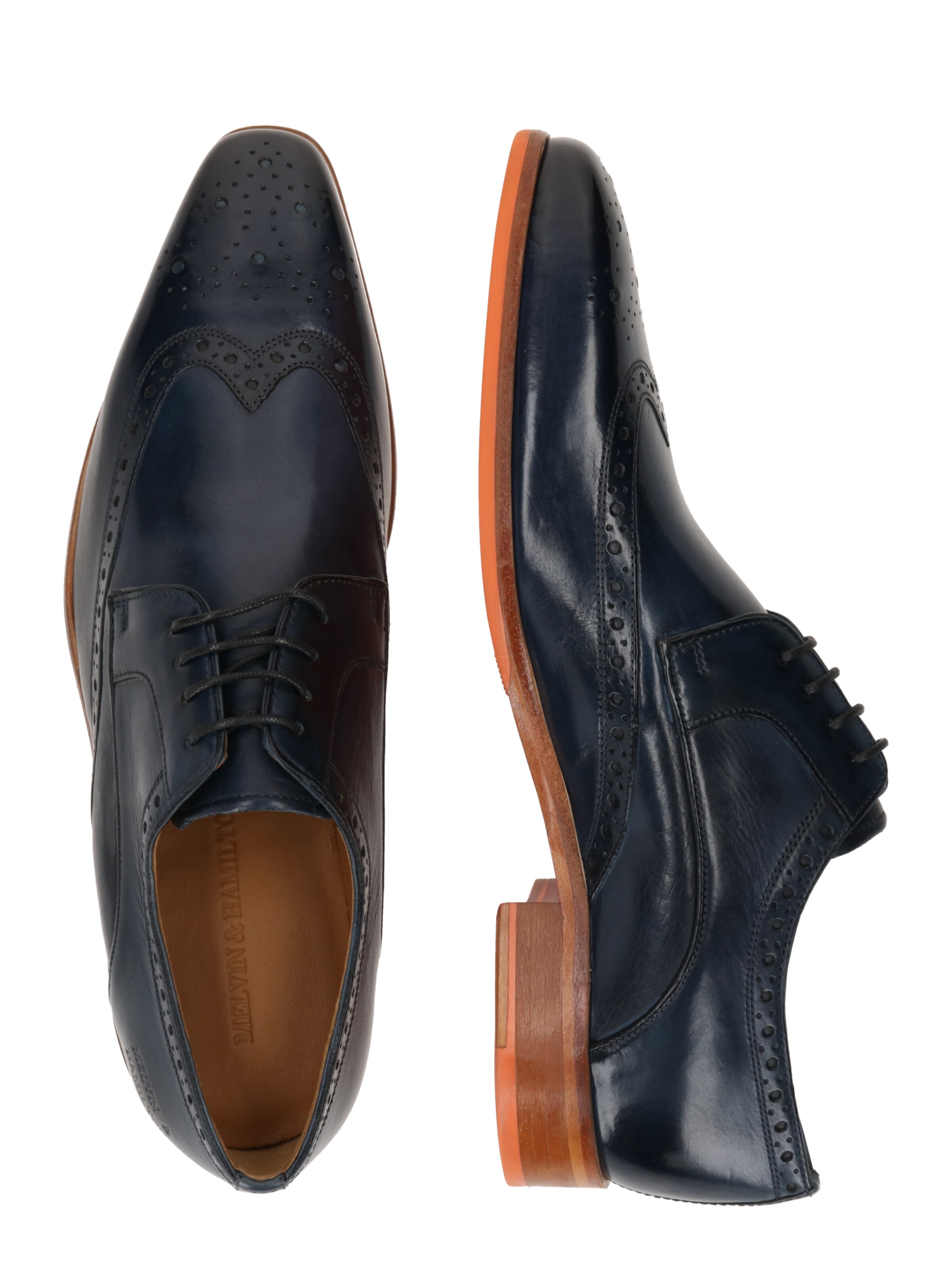 MELVIN & HAMILTON Lace-up shoe in Blue
