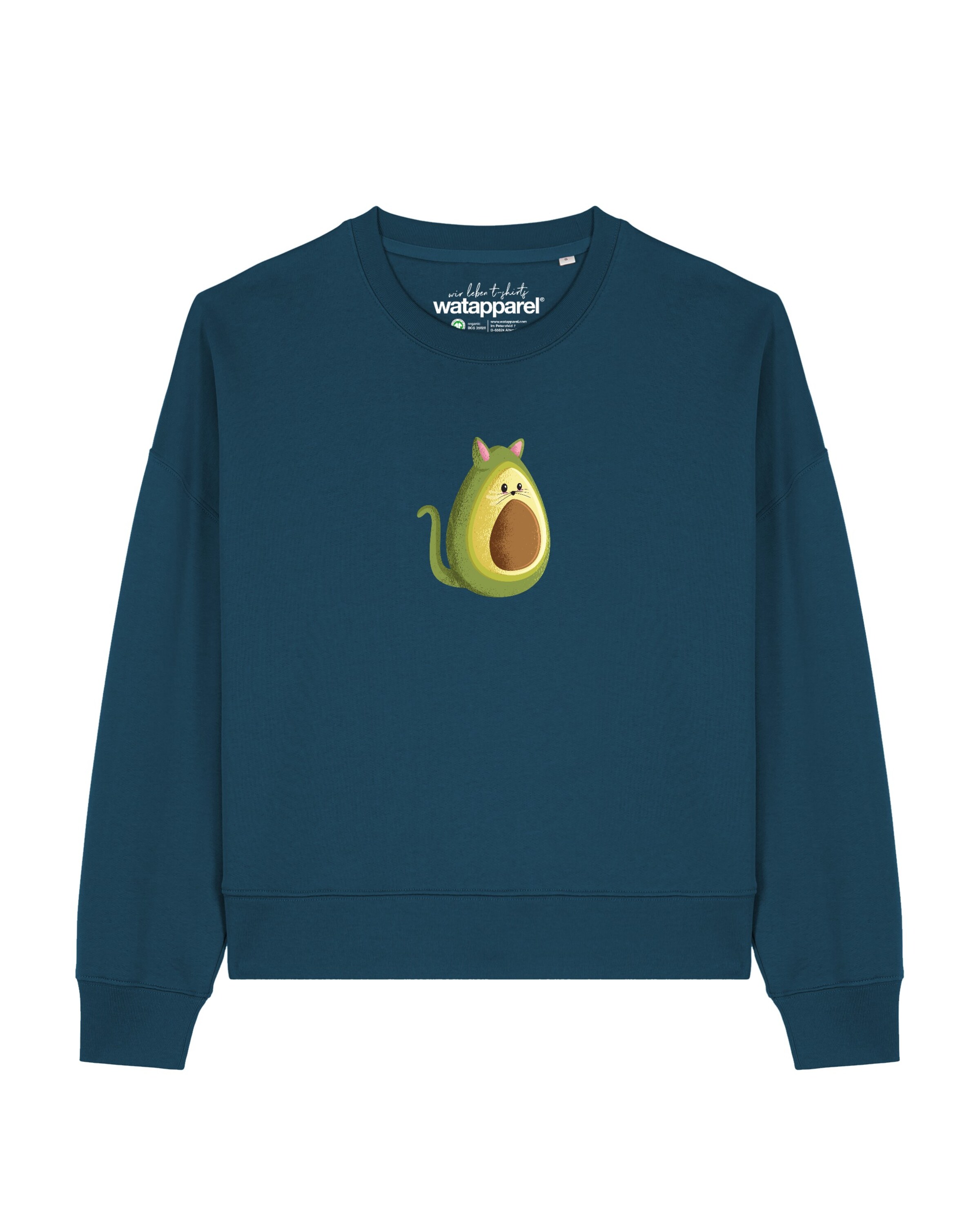 Felpa 'Avocato' di Watapparel in verde: frontale