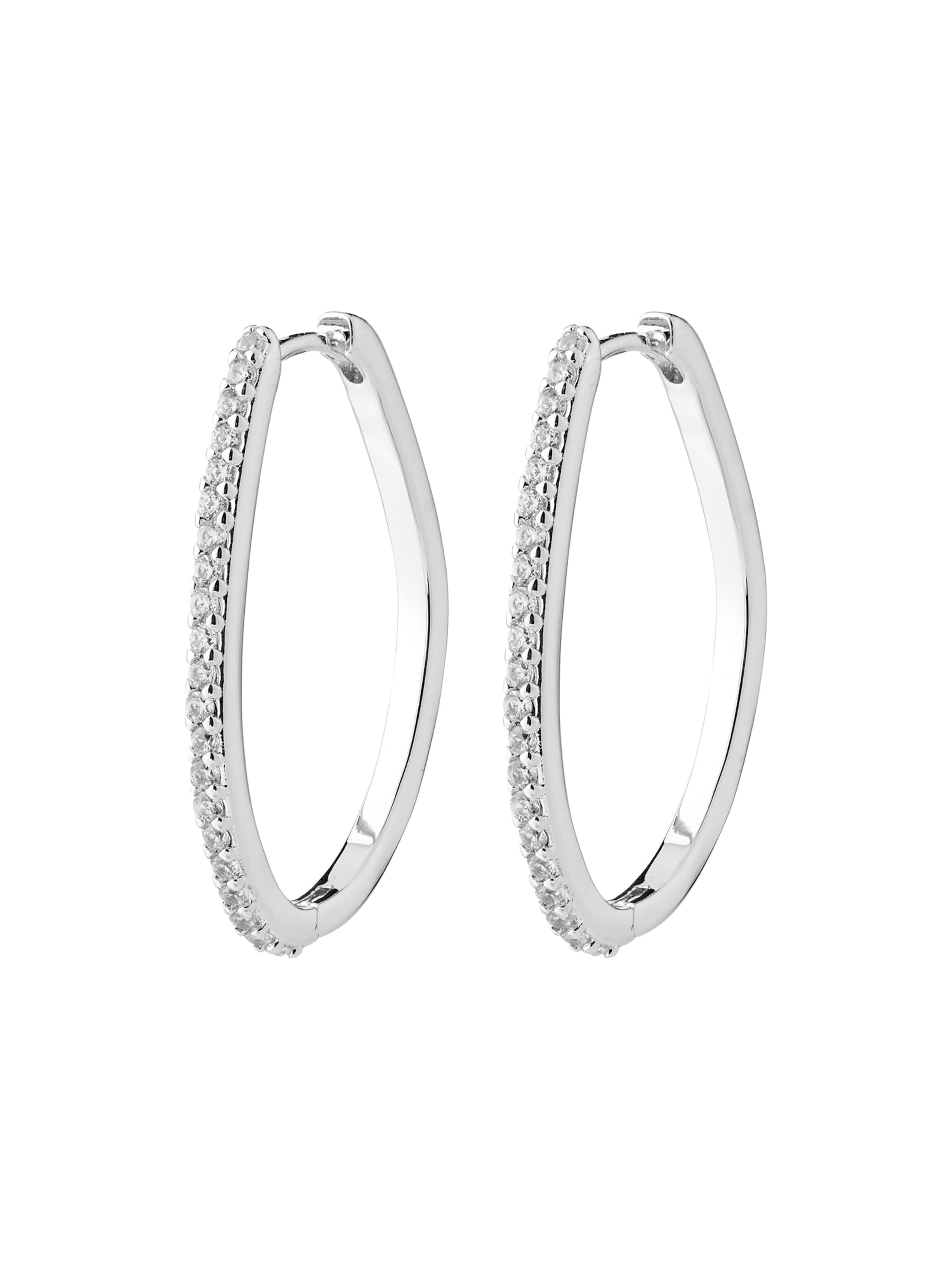 Pilgrim Boucles d'oreilles 'Root' en One Size en argent, Vue avec produit