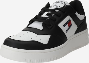 Tommy Jeans Sneakers laag 'Essential Retro' in Zwart: voorkant