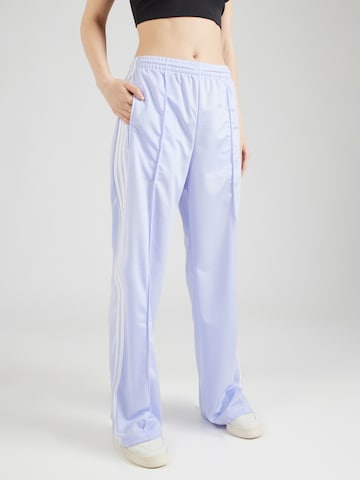 Wide Leg Pantalon 'Firebird' ADIDAS ORIGINALS en violet : devant