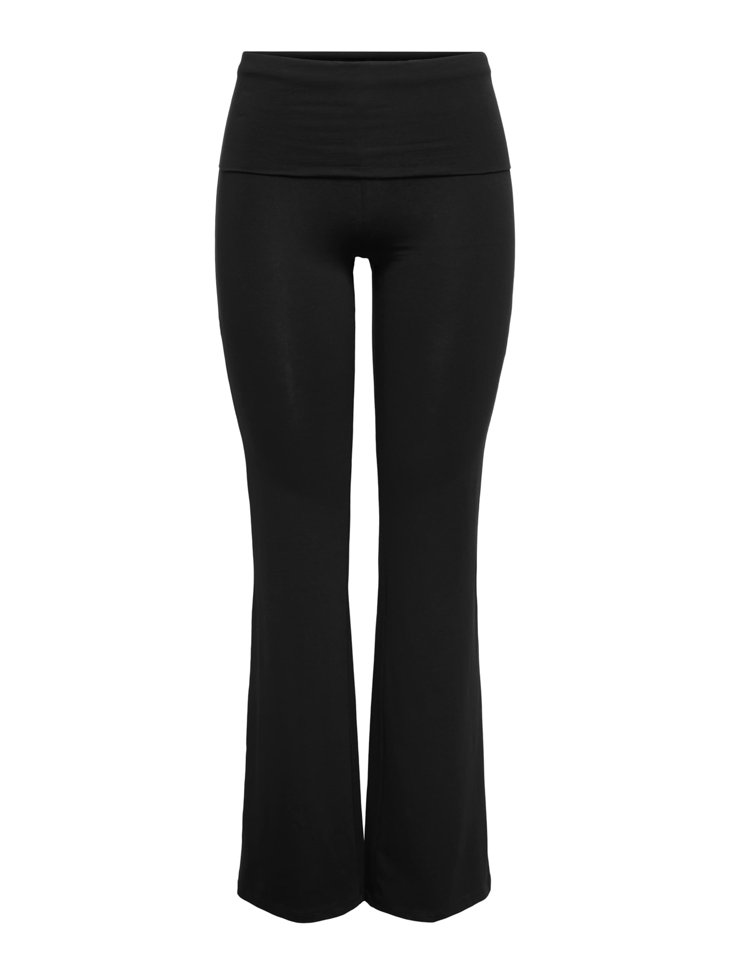 évasé Pantalon 'ONLKISS' ONLY en noir : devant
