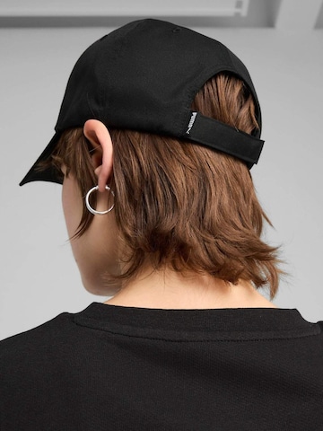 Cappello da baseball sportivo 'Puma Ess Metal Cat Bb Cap' di PUMA in nero