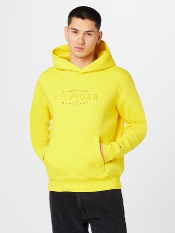 TOMMY HILFIGERSweater majica - žuta boja: prednji dio
