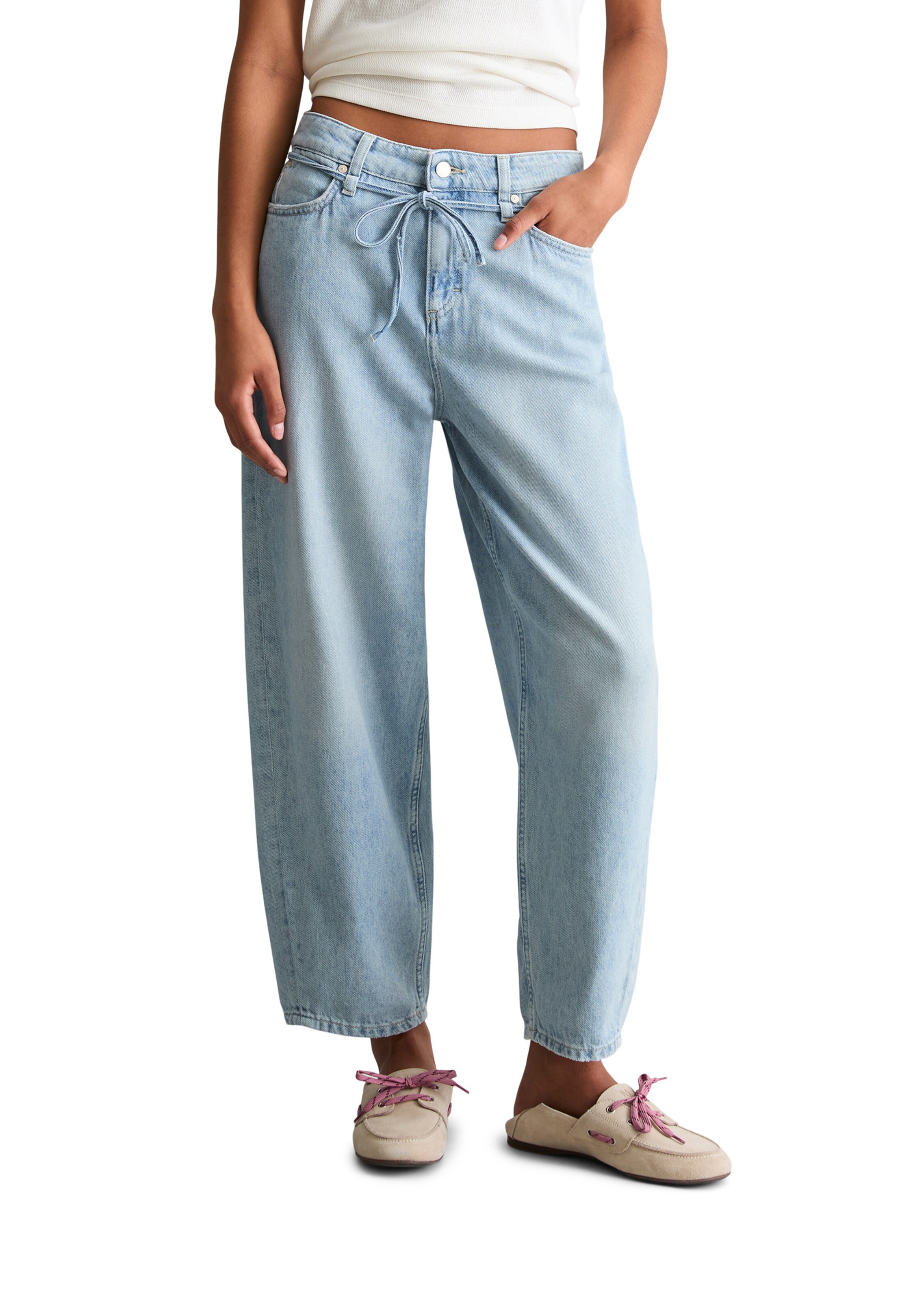 Marc O'Polo DENIM Vat Jeans ' Stine' in Blauw: voorkant